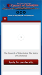 Mobile Screenshot of councilofindustries.org
